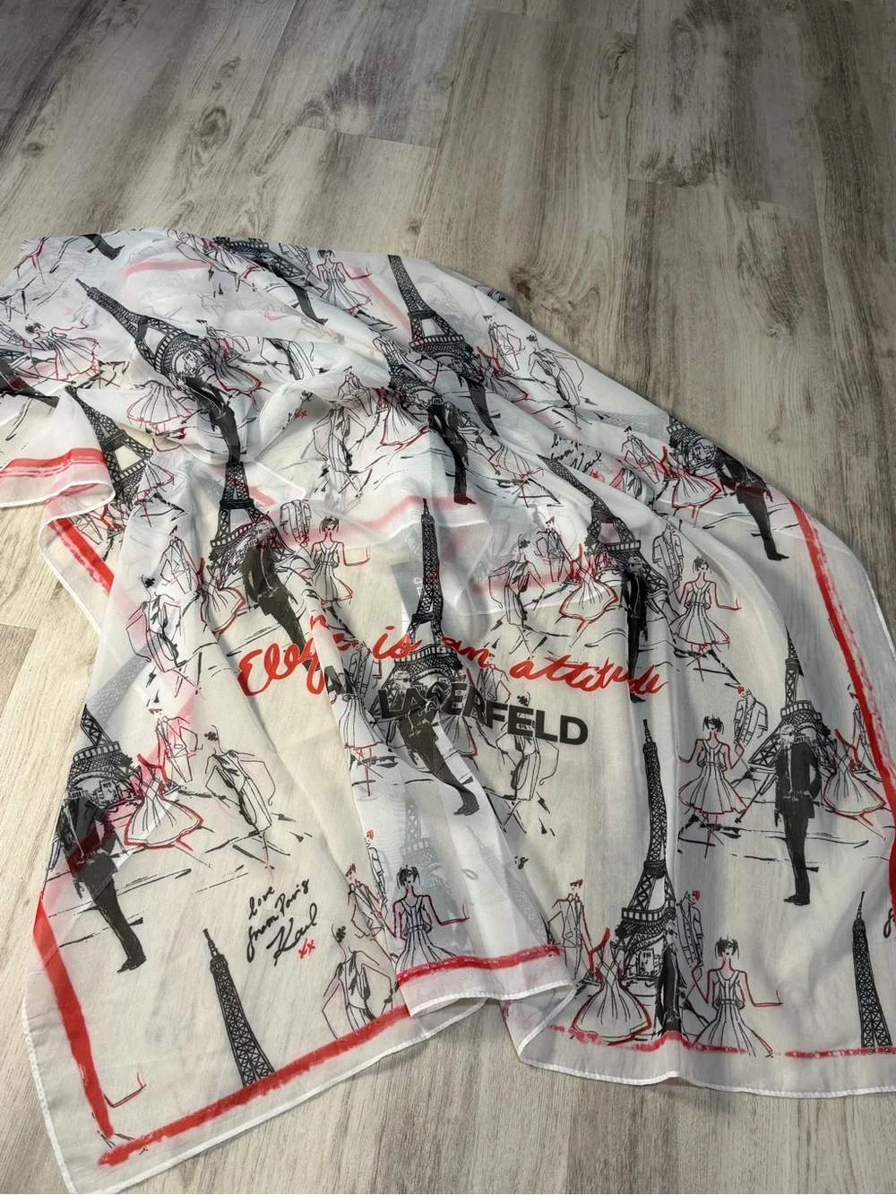 Karl Lagerfeld sheer karl